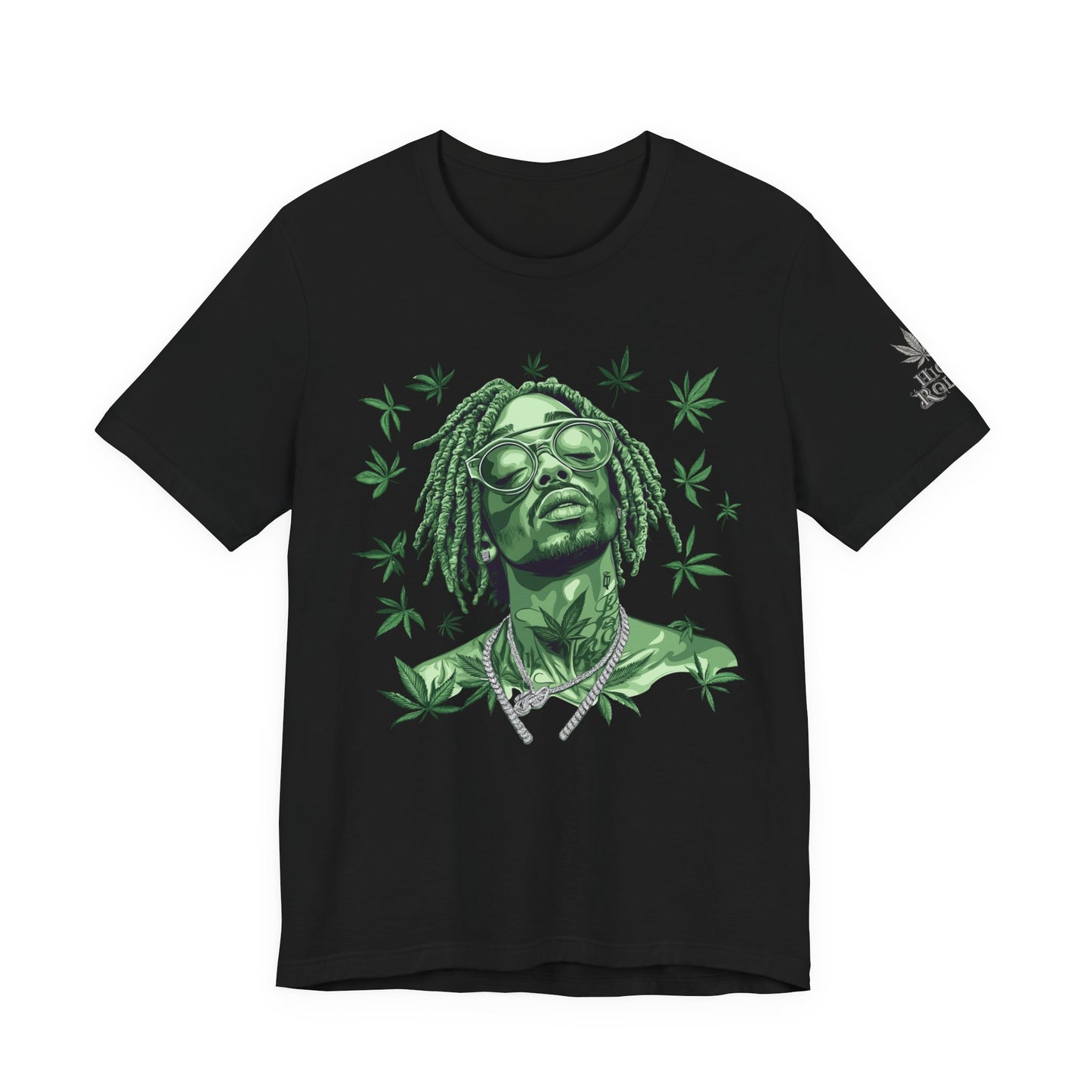 Elevated Vision Green Dream Tee - Premium Airlume Cotton Cannabis Culture Art
