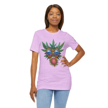 Third Eye Vision T-Shirt - Premium Airlume Cotton Cannabis Kaleidoscope Art Tee