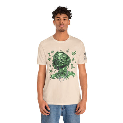 Elevated Vision Green Dream Tee - Premium Airlume Cotton Cannabis Culture Art