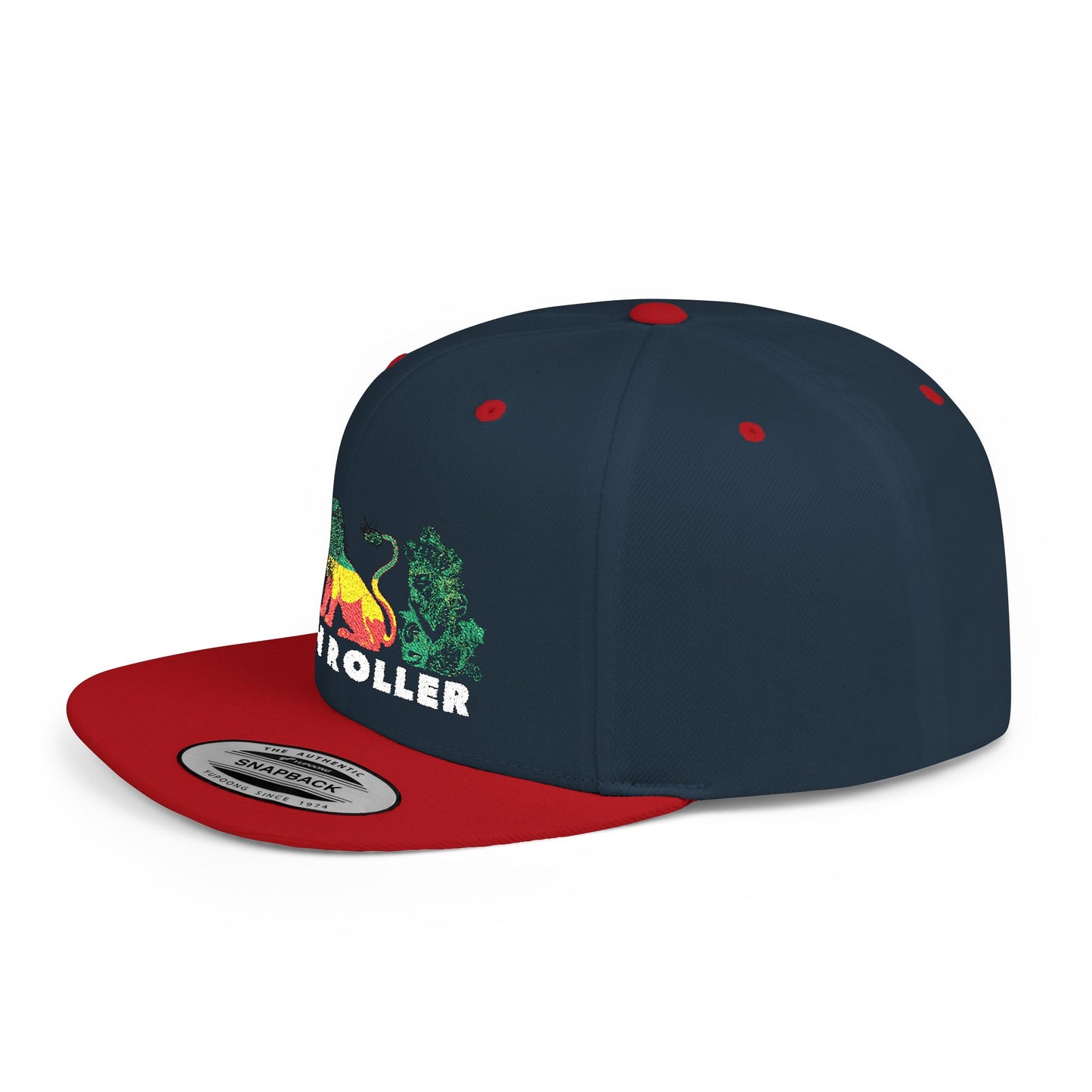 HIGH ROLLER Rastafarian Lion Snapback Cap