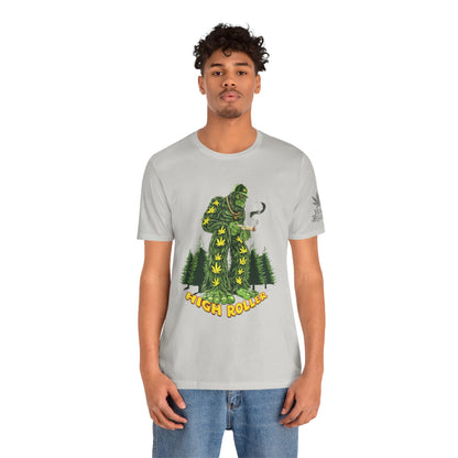 Cannabis Sasquatch Forest King T-Shirt - Premium Bigfoot 420 Lifestyle Apparel"