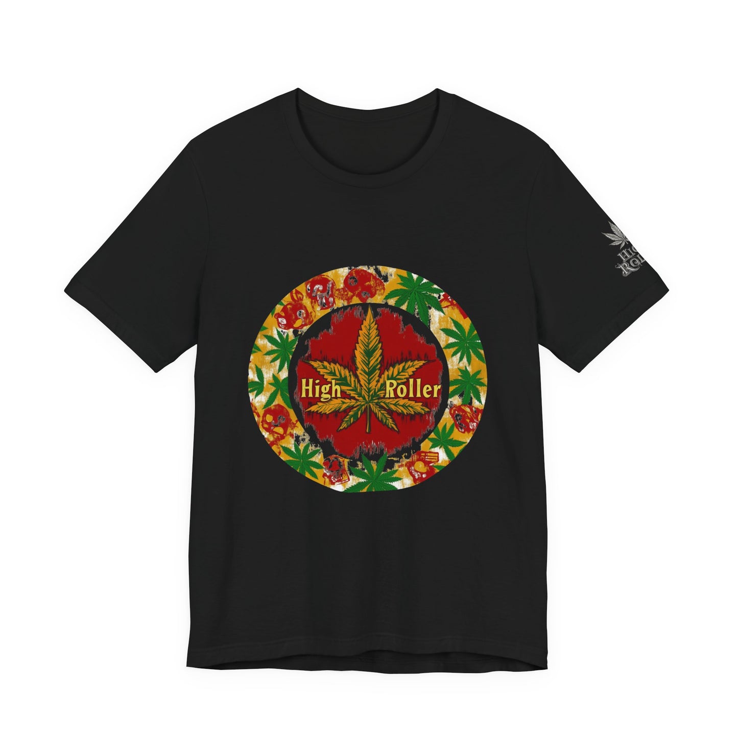 Latino Sol Tee - Premium Airlume Cotton Cannabis Culture Latin Folk Art Design