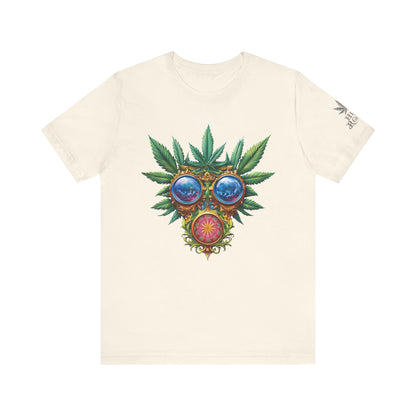 Third Eye Vision T-Shirt - Premium Airlume Cotton Cannabis Kaleidoscope Art Tee