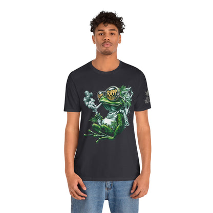 RIPPP IT Cosmic Frog Tee - Premium Airlume Cotton Cannabis Culture Streetwear