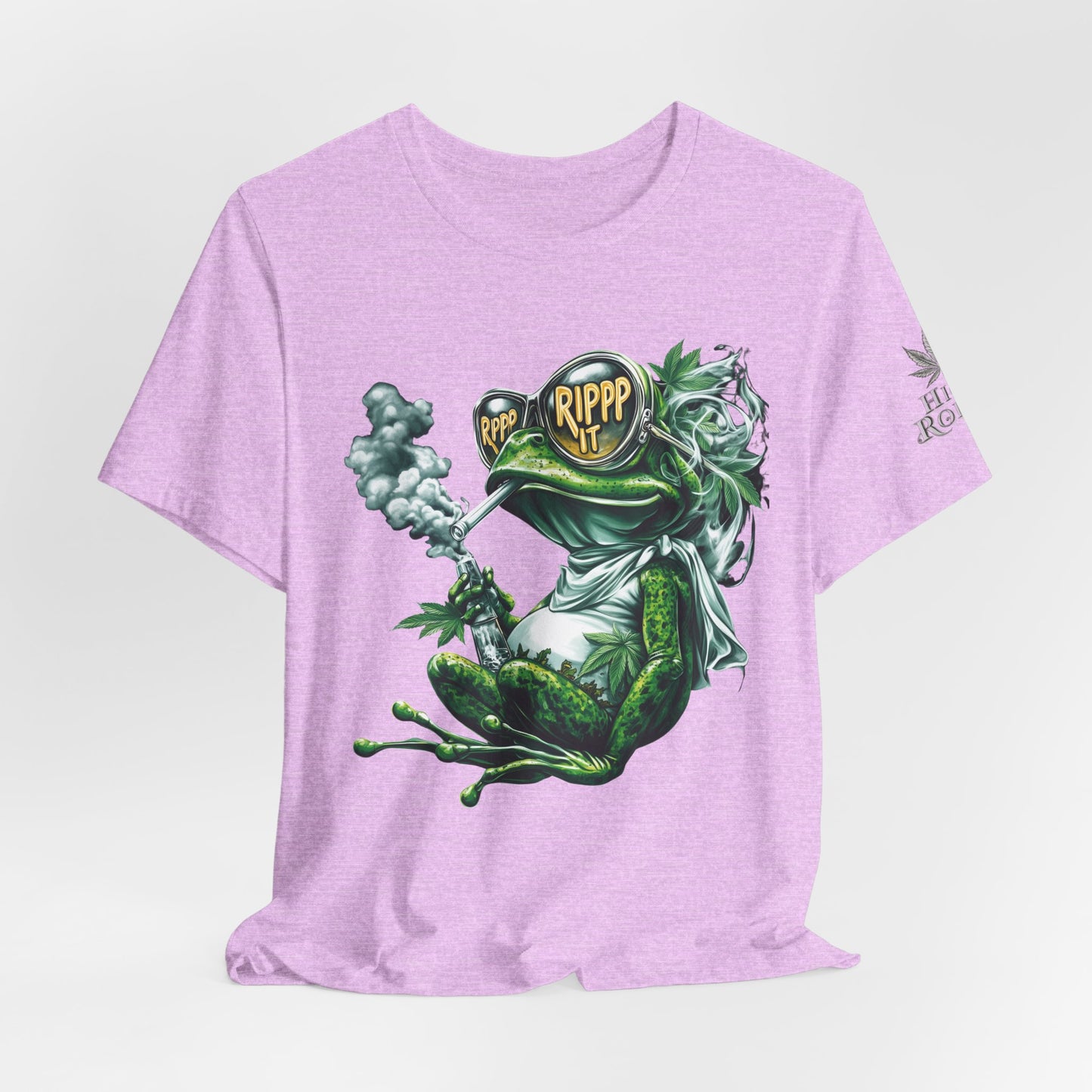 RIPPP IT Cosmic Frog Tee - Premium Airlume Cotton Cannabis Culture Streetwear