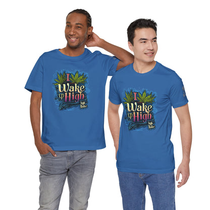 Wake Up High™ | Premium Cannabis Art Tee - Limited Edition | High Roller