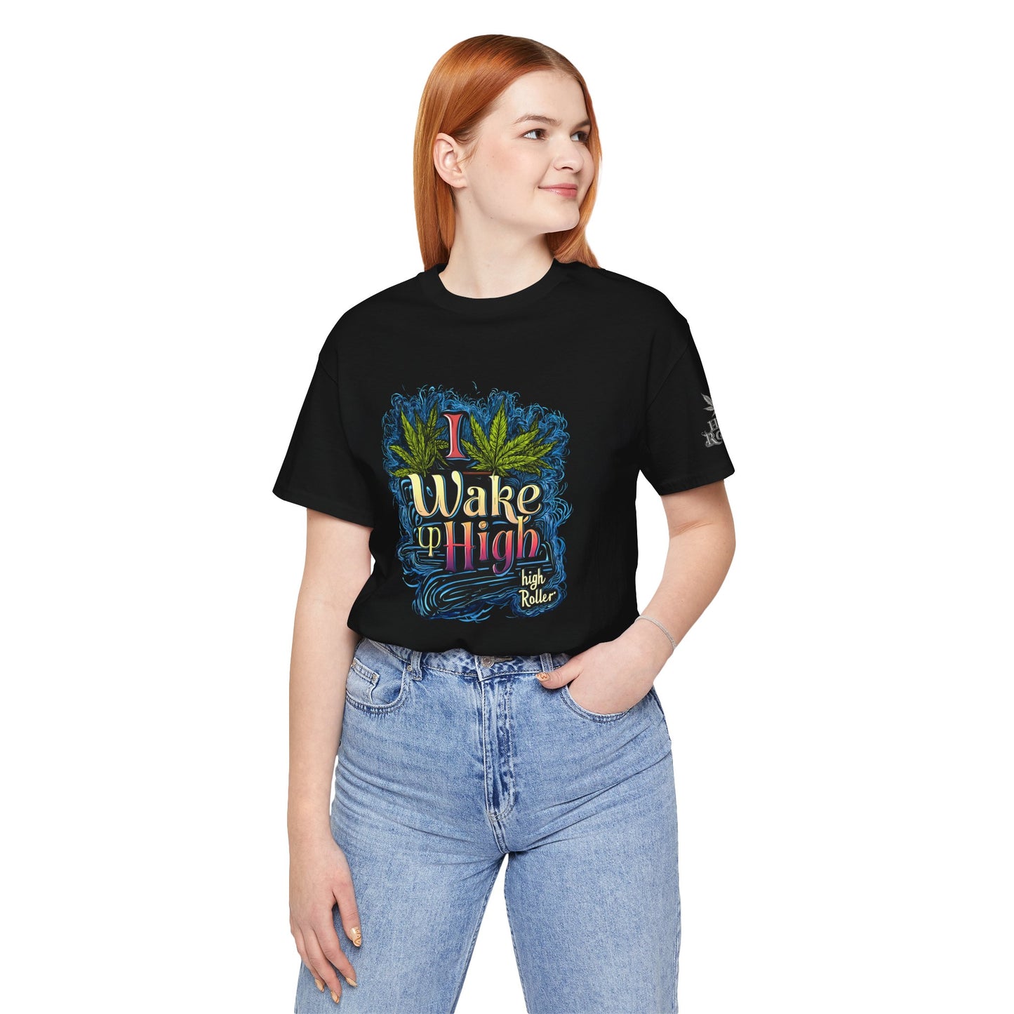 Wake Up High™ | Premium Cannabis Art Tee - Limited Edition | High Roller