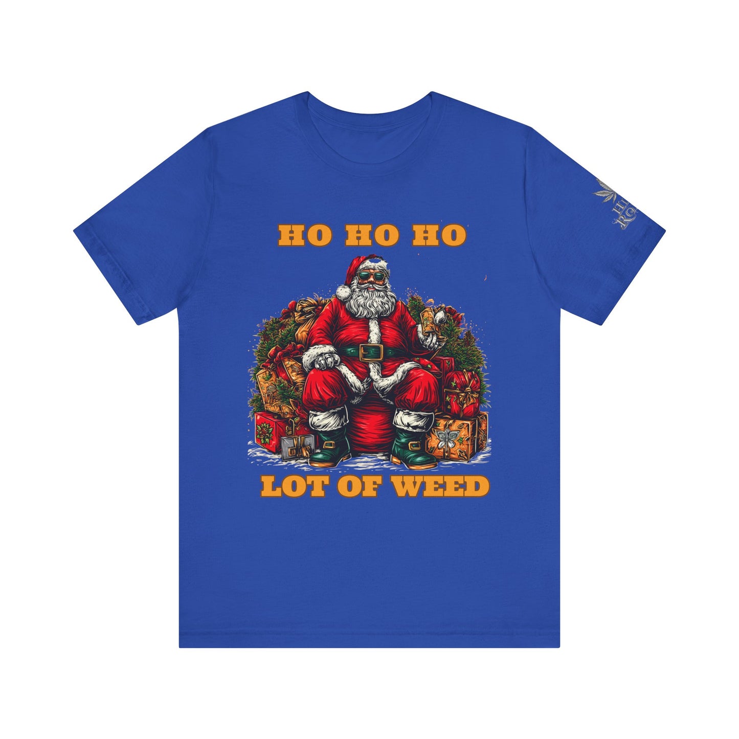 Ho Ho Ho Lot Of Weed Premium Cannabis Christmas T-Shirt