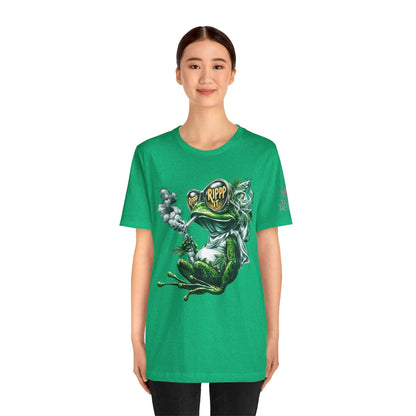 RIPPP IT Cosmic Frog Tee - Premium Airlume Cotton Cannabis Culture Streetwear