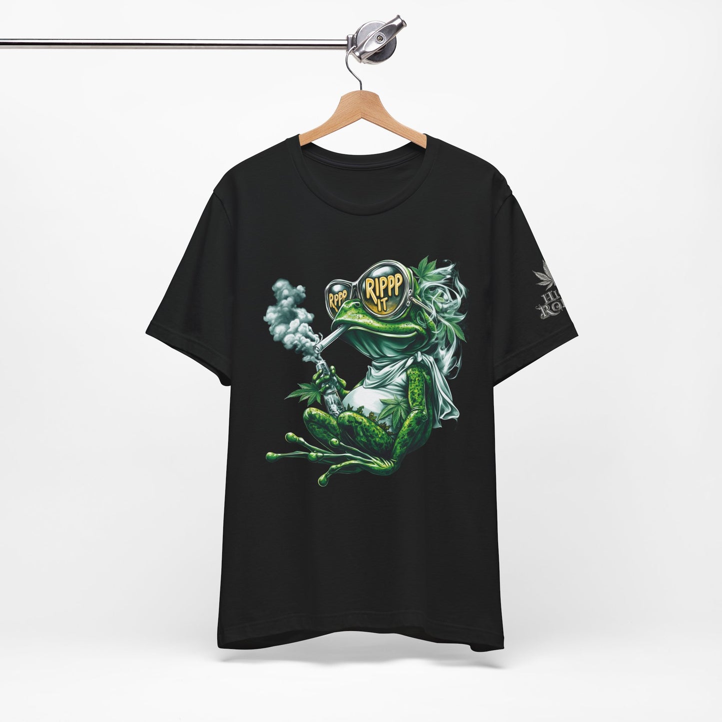 RIPPP IT Cosmic Frog Tee - Premium Airlume Cotton Cannabis Culture Streetwear