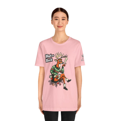 HIGH AS BUCK CHRISTMAS™ | PREMIUM HOLIDAY CANNABIS TEE