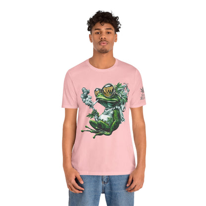 RIPPP IT Cosmic Frog Tee - Premium Airlume Cotton Cannabis Culture Streetwear