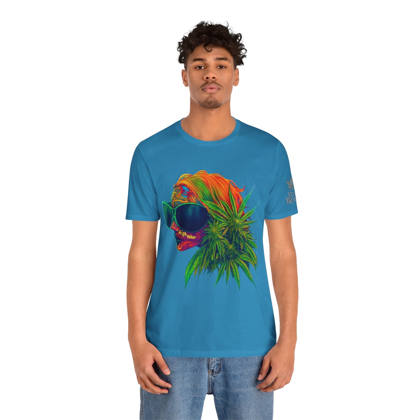 Neon Dreams Tee - Premium Airlume Cotton Cannabis Culture Psychedelic Profile Art