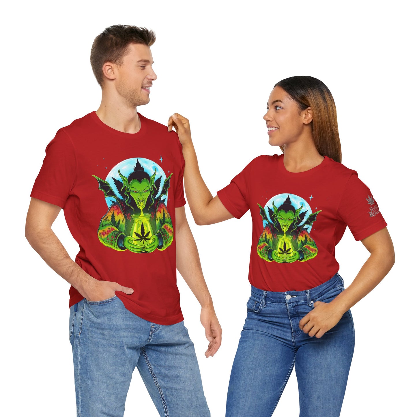 Mystic Dragon Guardian Cannabis Meditation T-Shirt - Premium Psychedelic 420 Apparel