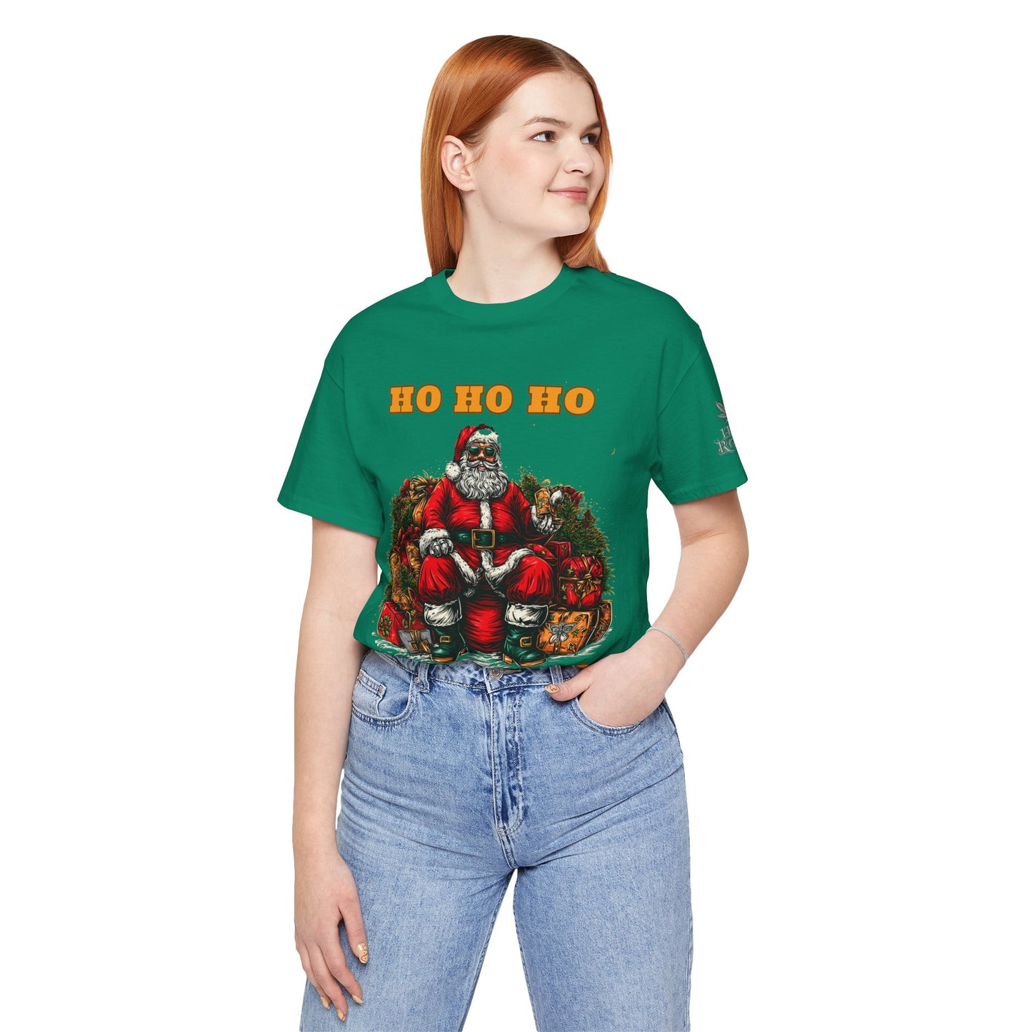 Ho Ho Ho Lot Of Weed Premium Cannabis Christmas T-Shirt