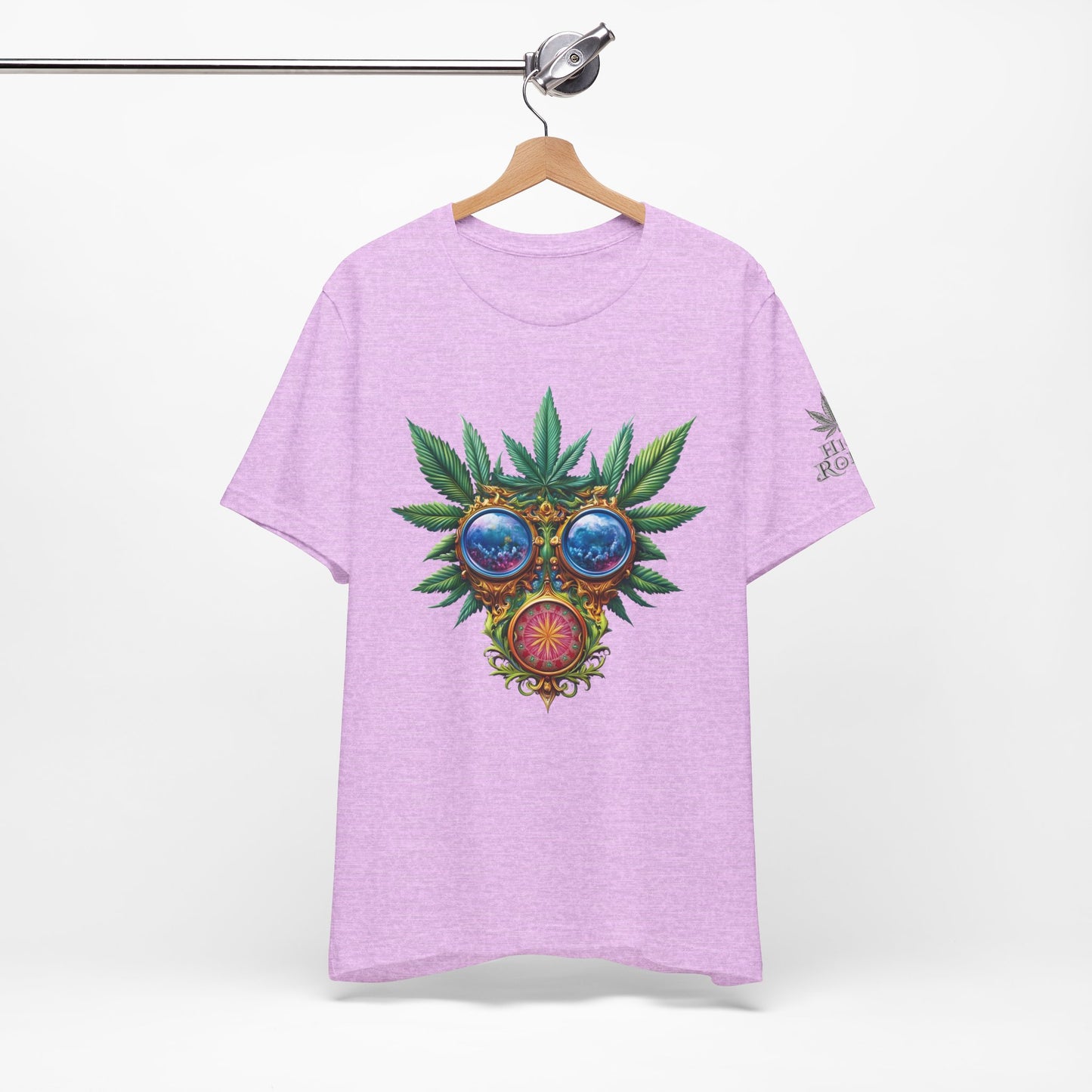 Third Eye Vision T-Shirt - Premium Airlume Cotton Cannabis Kaleidoscope Art Tee