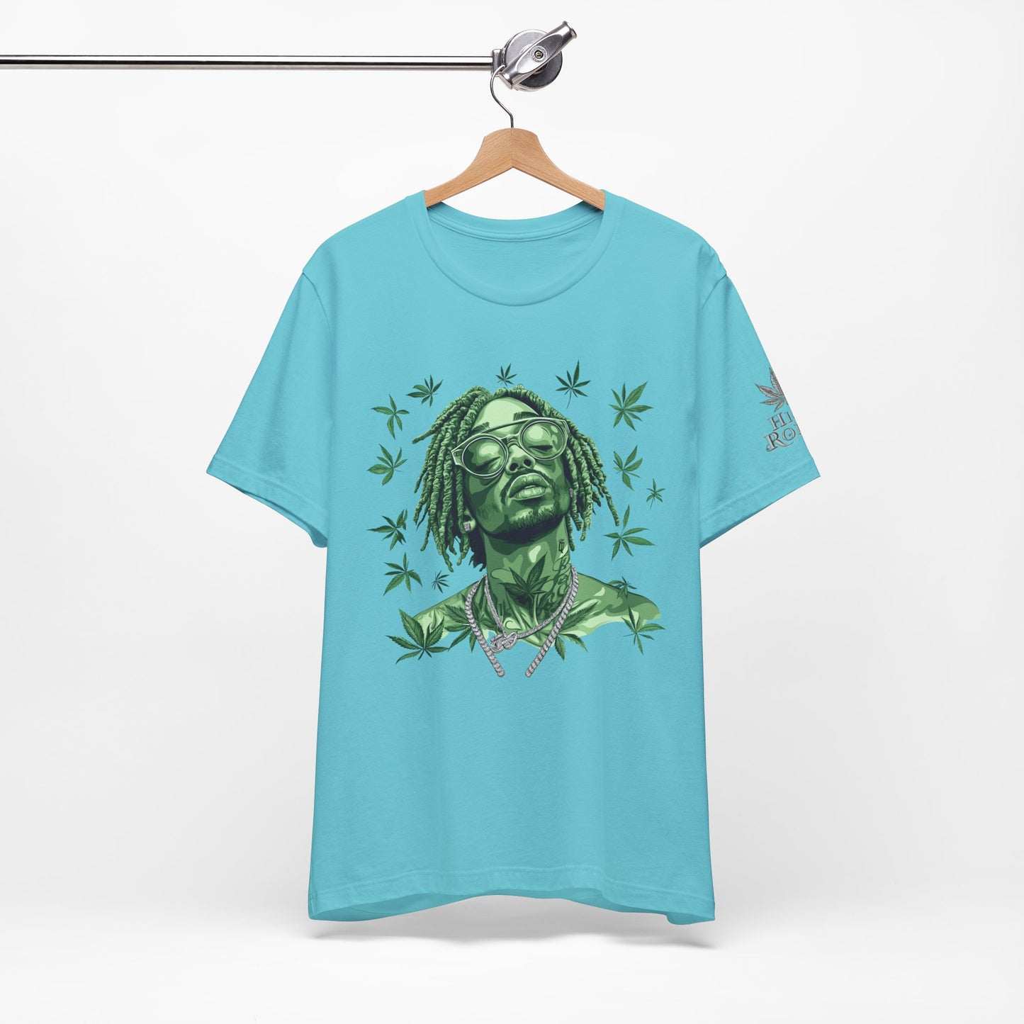 Elevated Vision Green Dream Tee - Premium Airlume Cotton Cannabis Culture Art