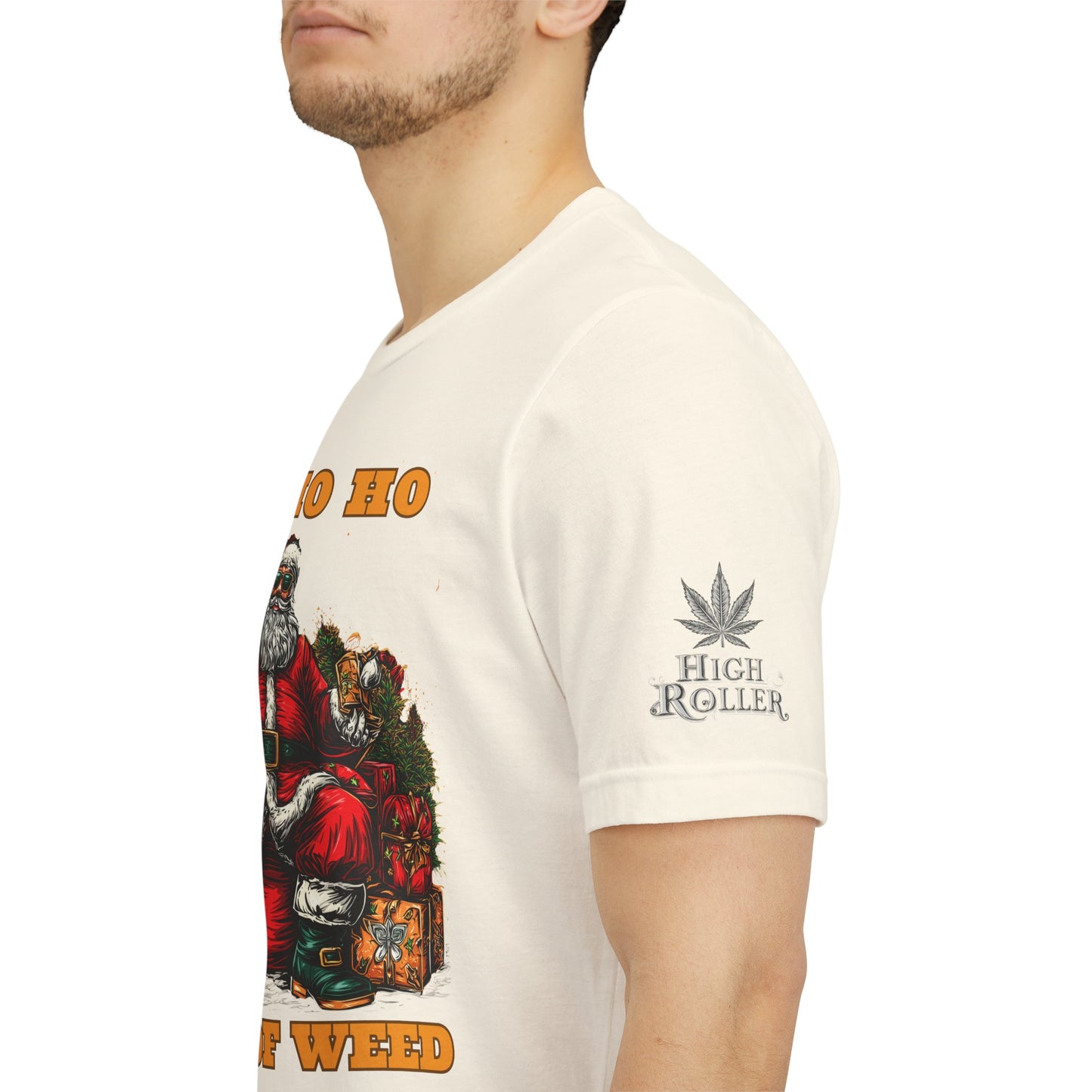 Ho Ho Ho Lot Of Weed Premium Cannabis Christmas T-Shirt