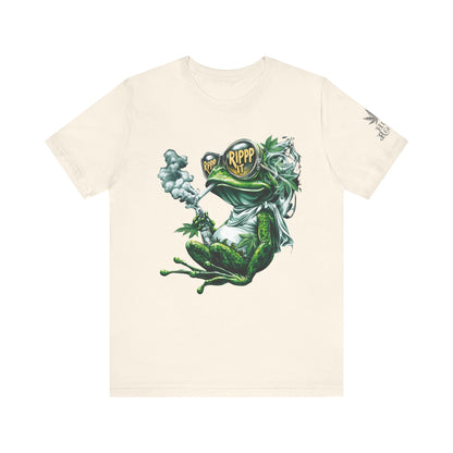 RIPPP IT Cosmic Frog Tee - Premium Airlume Cotton Cannabis Culture Streetwear