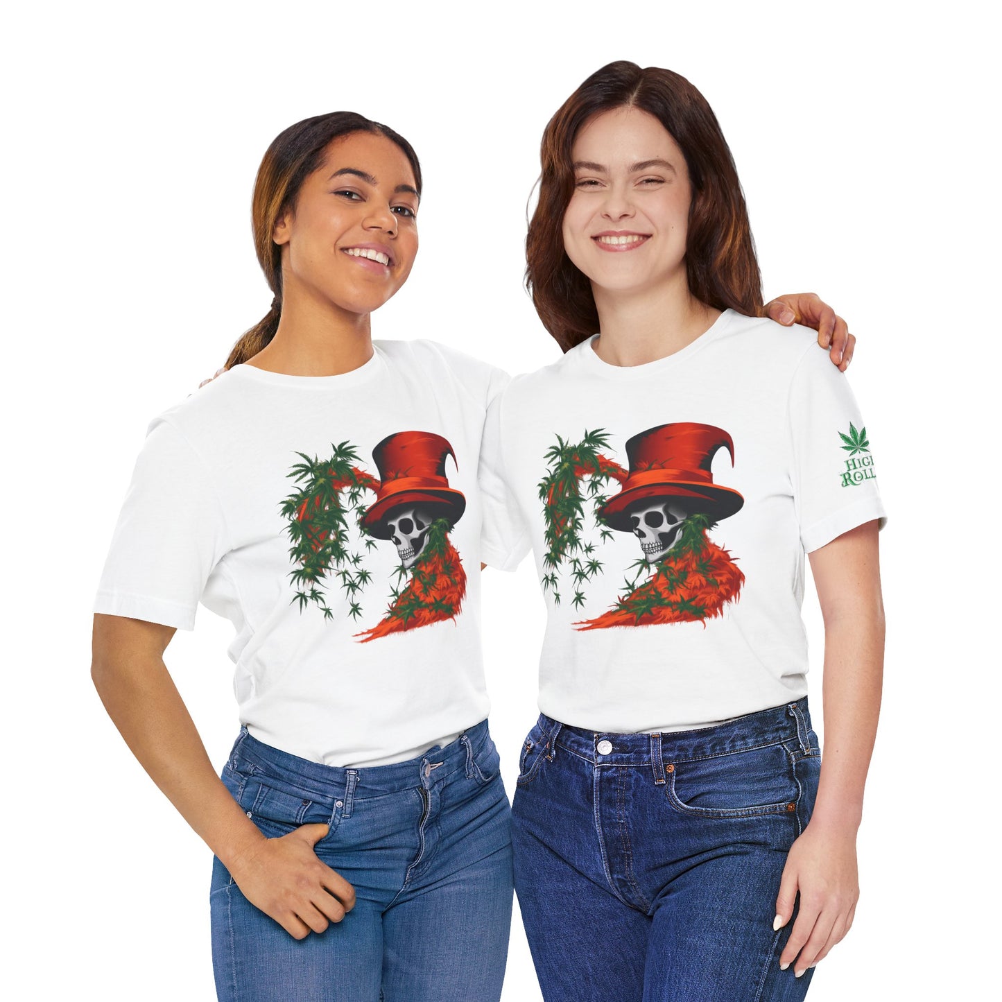 Top Hat Skull Tee - Premium Airlume Cotton Cannabis Culture Victorian Gothic Art