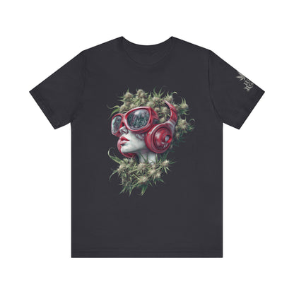 CANNABIS GODDESS TECH™ | PREMIUM FUTURISTIC ART TEE