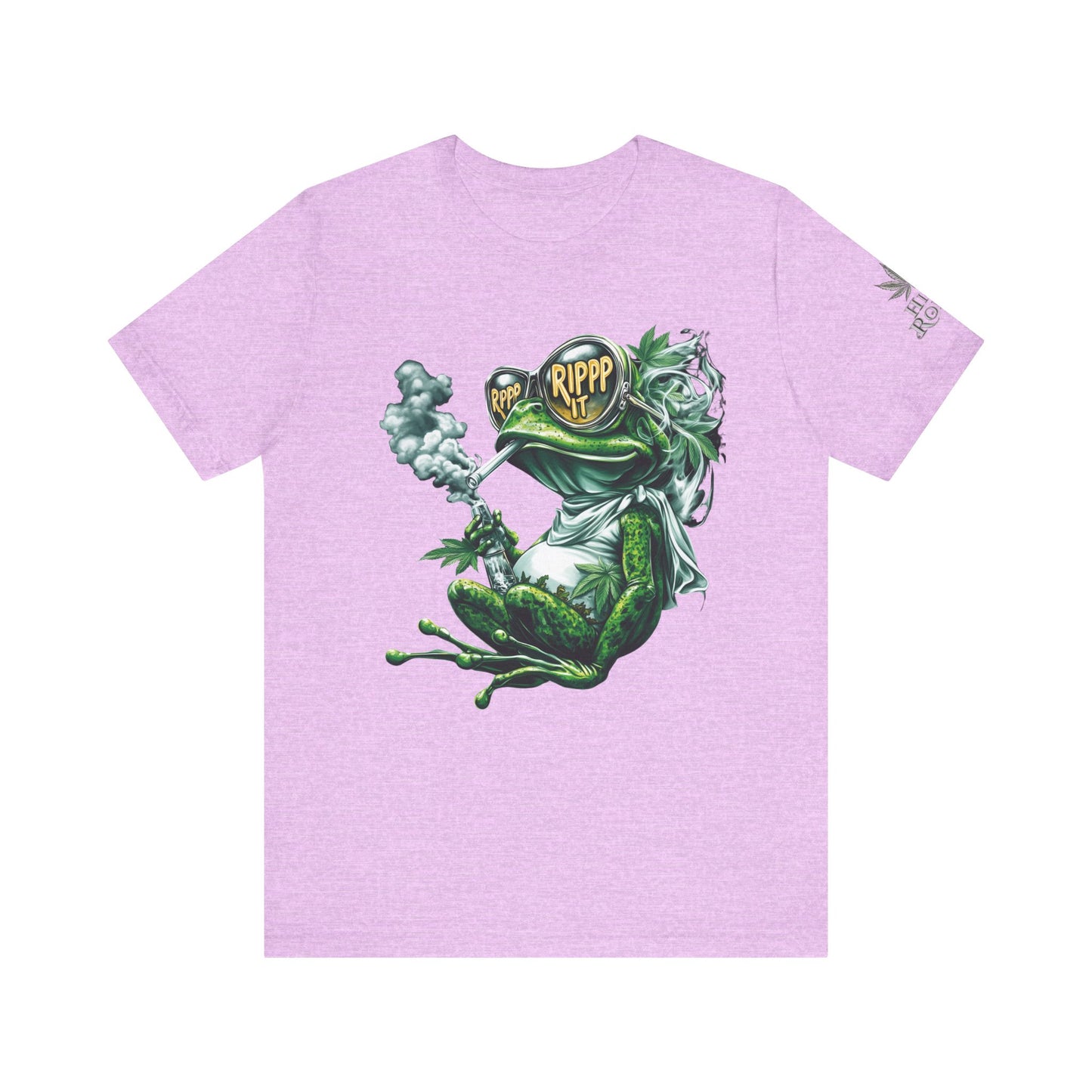 RIPPP IT Cosmic Frog Tee - Premium Airlume Cotton Cannabis Culture Streetwear