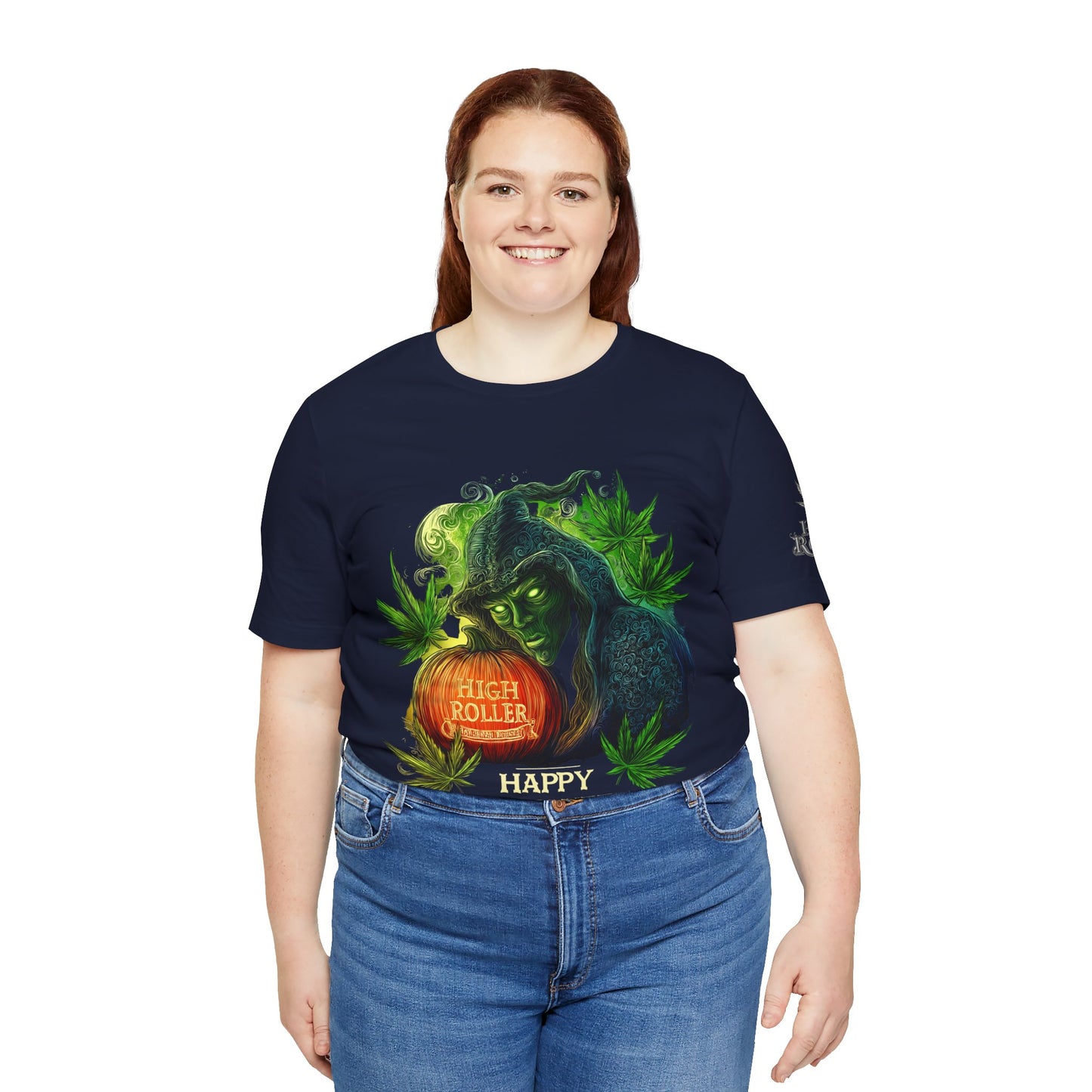 Cannabis Witch's Brew Halloween T-Shirt - Premium Spooky 420 Black Edition Apparel"