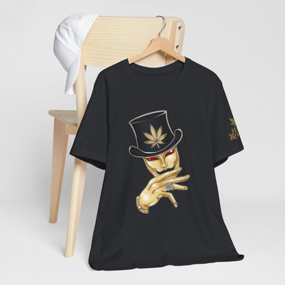 Golden Touch T-Shirt - Premium Airlume Cotton Cannabis Luxury Boss Art Tee