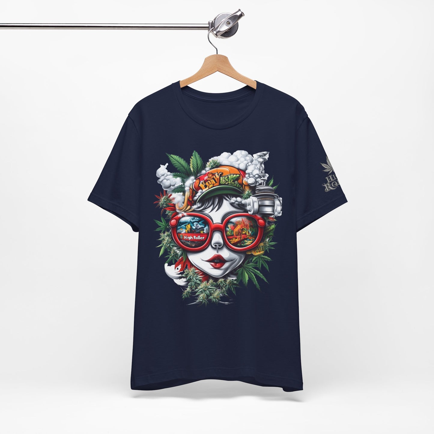 Vision Quest T-Shirt - Premium Airlume Cotton Cannabis Goddess Psychedelic Art Tee