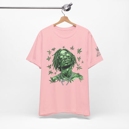 Elevated Vision Green Dream Tee - Premium Airlume Cotton Cannabis Culture Art