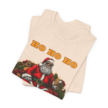 Ho Ho Ho Lot Of Weed Premium Cannabis Christmas T-Shirt