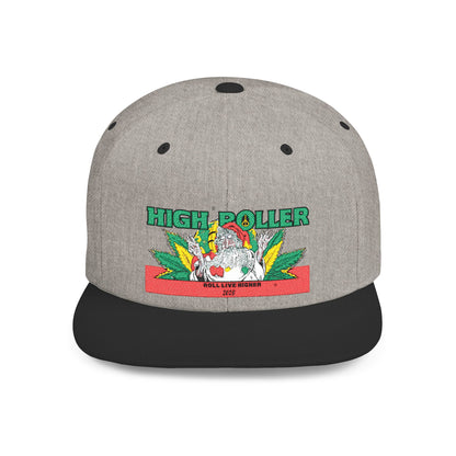 HIGH ROLLER Cannabis Culture Snapback Cap