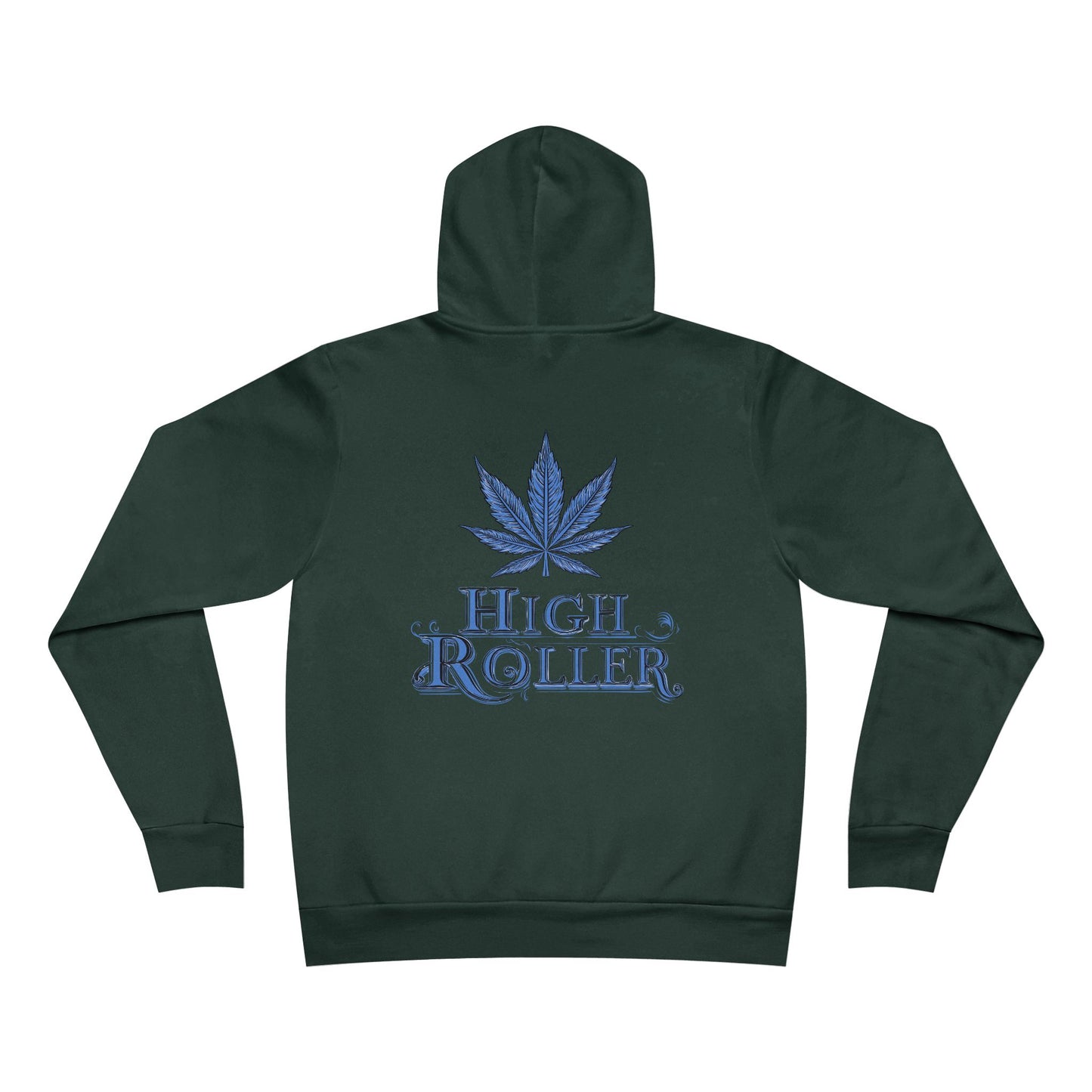 OG Rose Cannabis - Floral 420 Art Unisex Pullover Hoodie