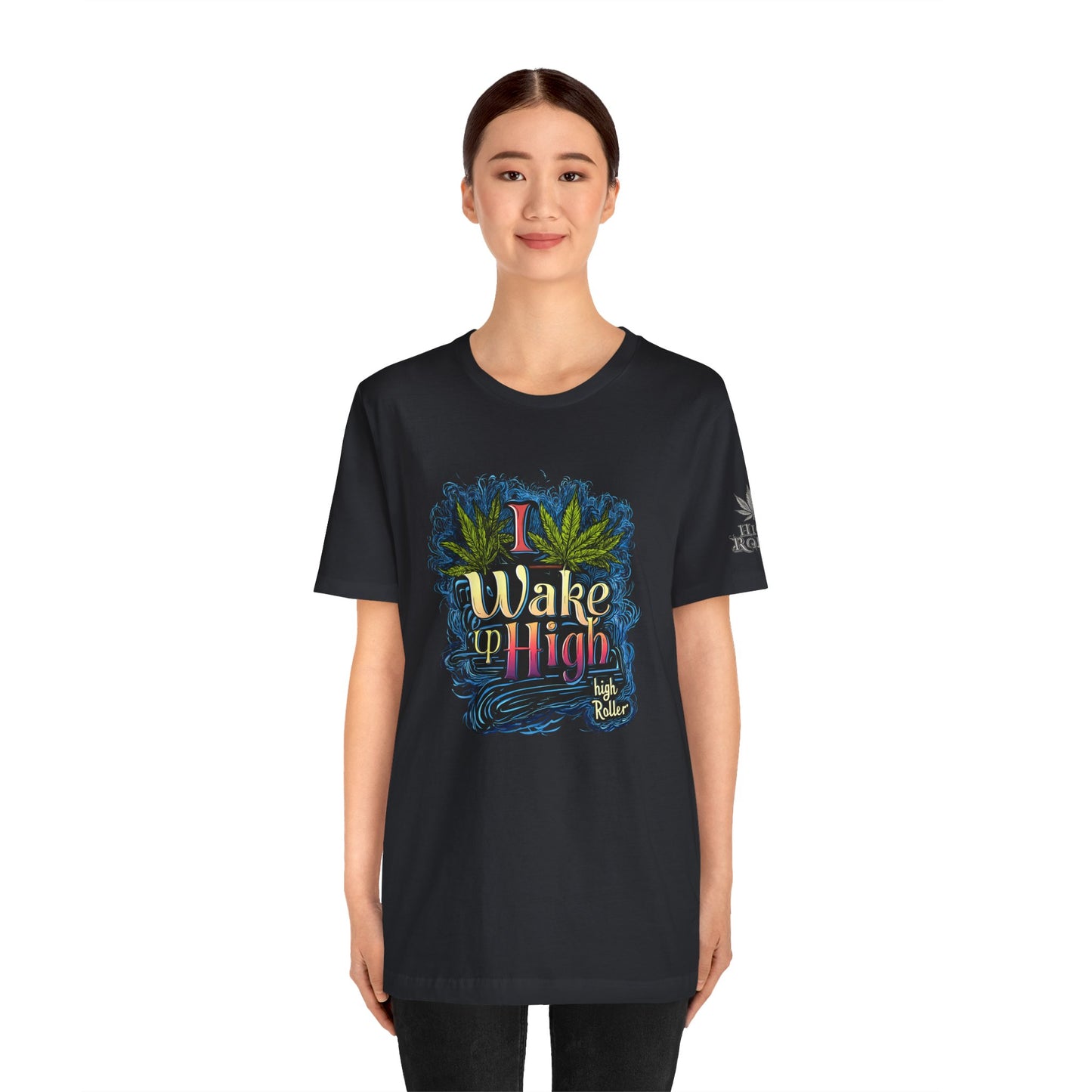 Wake Up High™ | Premium Cannabis Art Tee - Limited Edition | High Roller