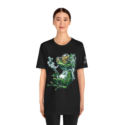 RIPPP IT Cosmic Frog Tee - Premium Airlume Cotton Cannabis Culture Streetwear