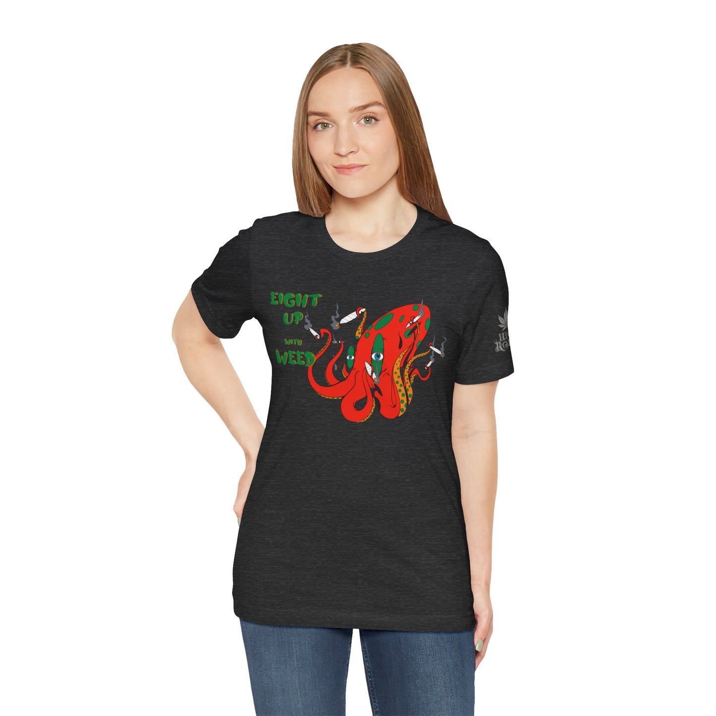 Eight Up Octopus Tee - Premium Airlume Cotton Cannabis Culture Streetwear
