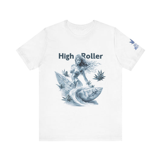 Cannabis Goddess Tee - Feminine Beauty Art Design | High Roller