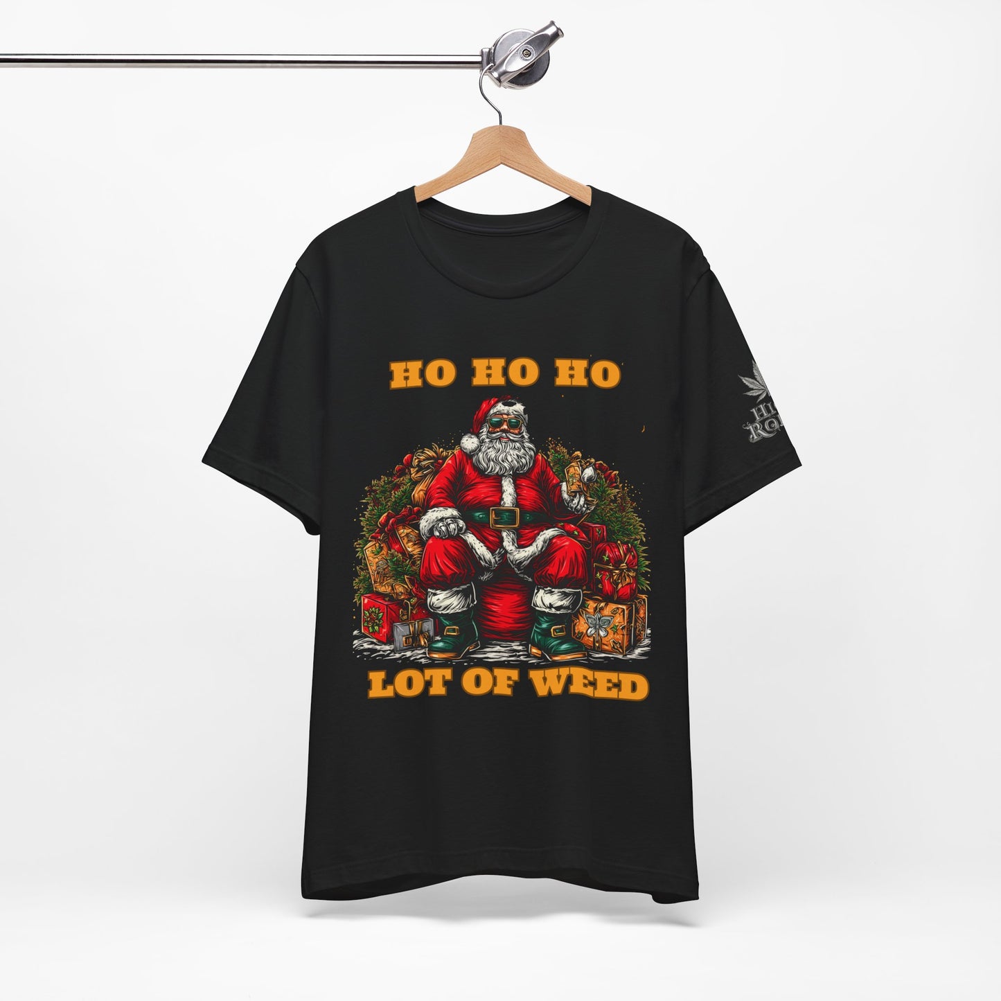 Ho Ho Ho Lot Of Weed Premium Cannabis Christmas T-Shirt