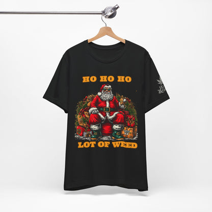 Ho Ho Ho Lot Of Weed Premium Cannabis Christmas T-Shirt