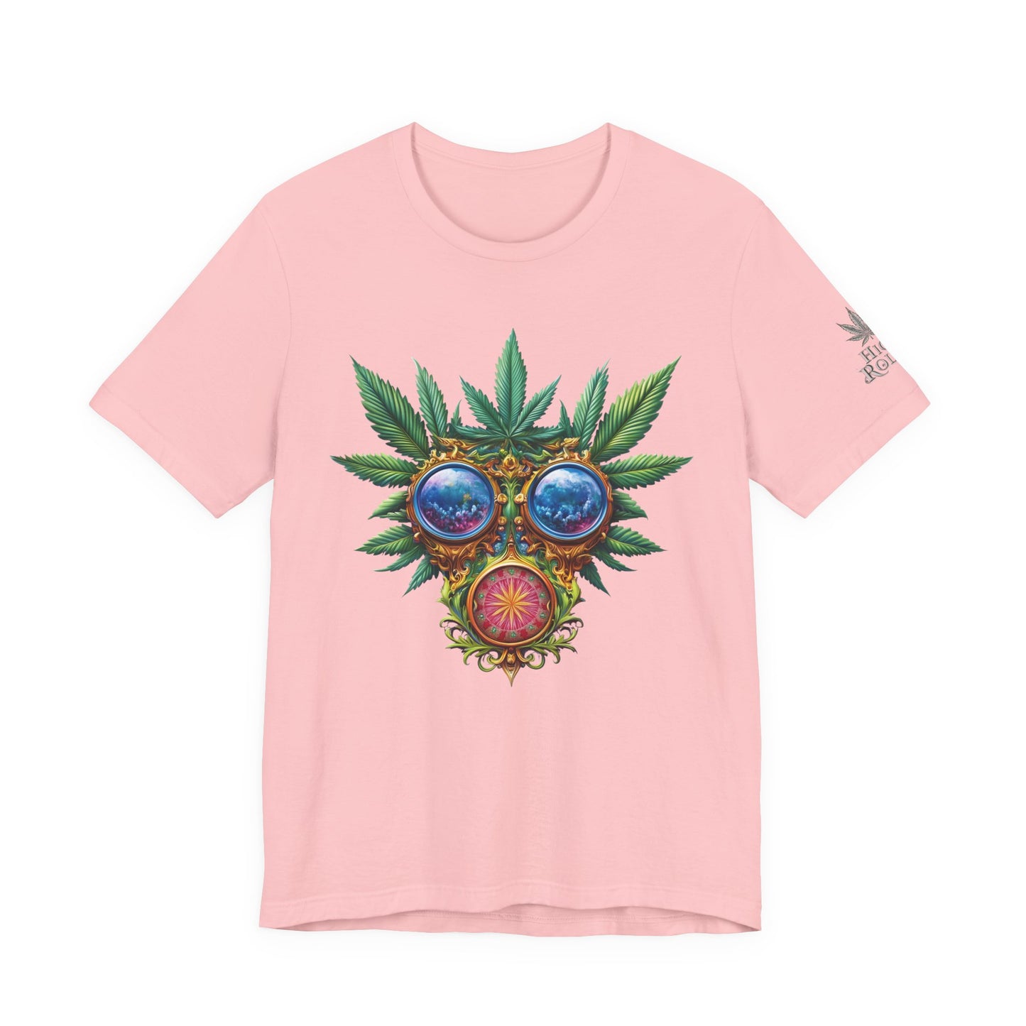 Third Eye Vision T-Shirt - Premium Airlume Cotton Cannabis Kaleidoscope Art Tee