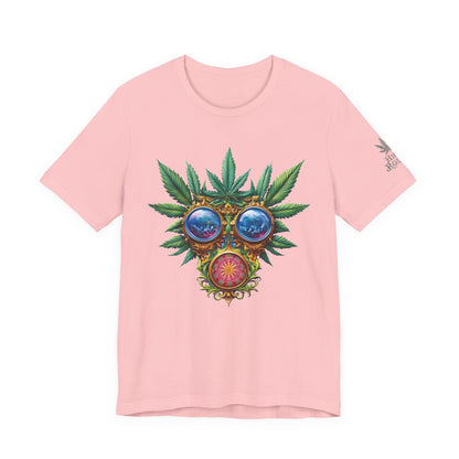 Third Eye Vision T-Shirt - Premium Airlume Cotton Cannabis Kaleidoscope Art Tee