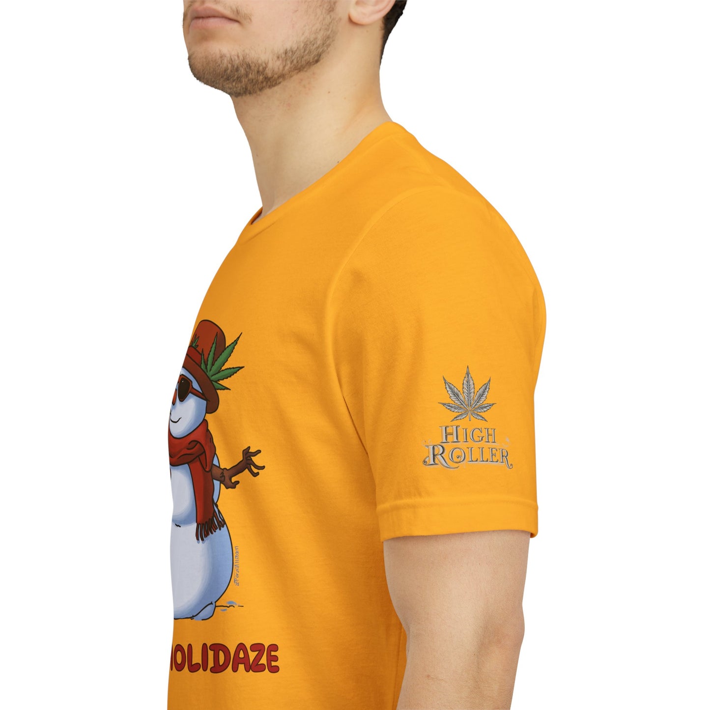 Happy Holidaze Premium Cannabis Christmas T-Shirt