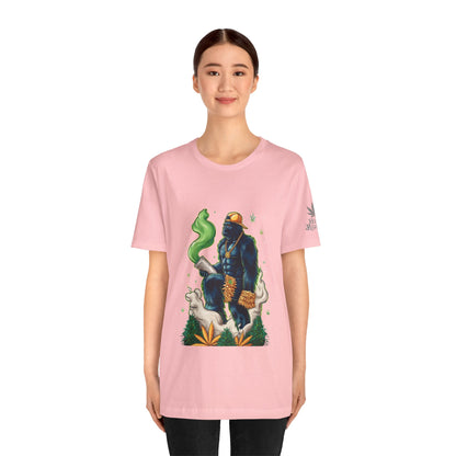 Bigfoot Cannabis Scholar T-Shirt - Premium Sasquatch 420 Lifestyle Apparel