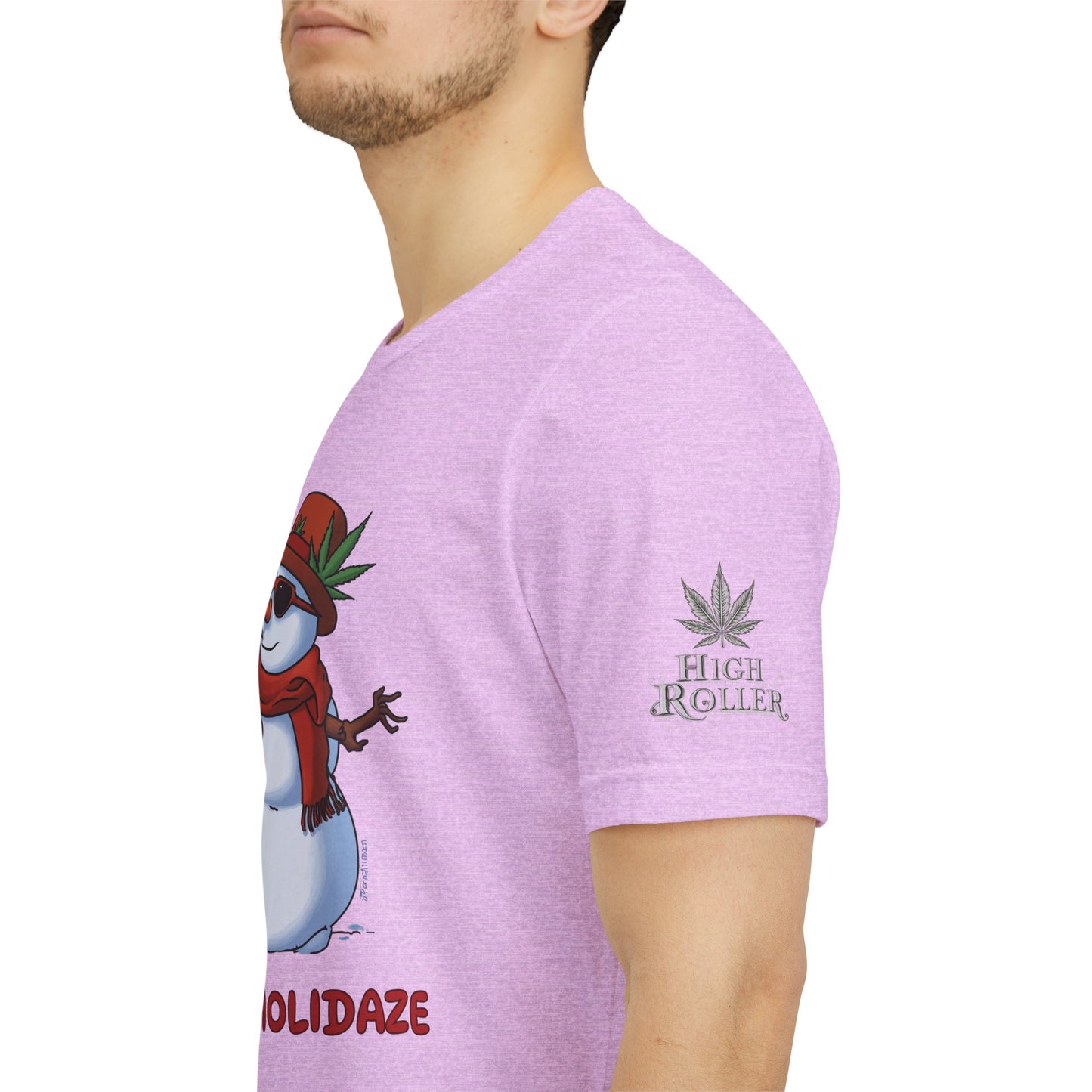 Happy Holidaze Premium Cannabis Christmas T-Shirt