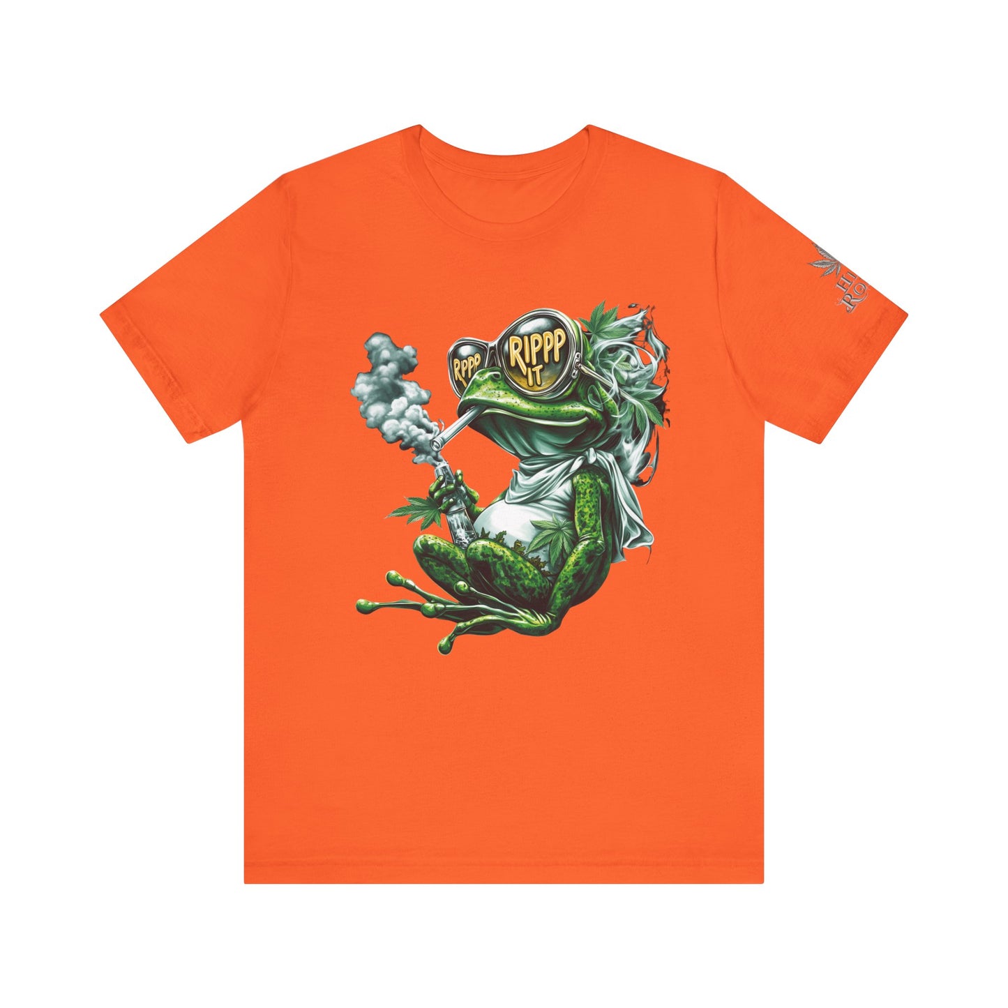 RIPPP IT Cosmic Frog Tee - Premium Airlume Cotton Cannabis Culture Streetwear