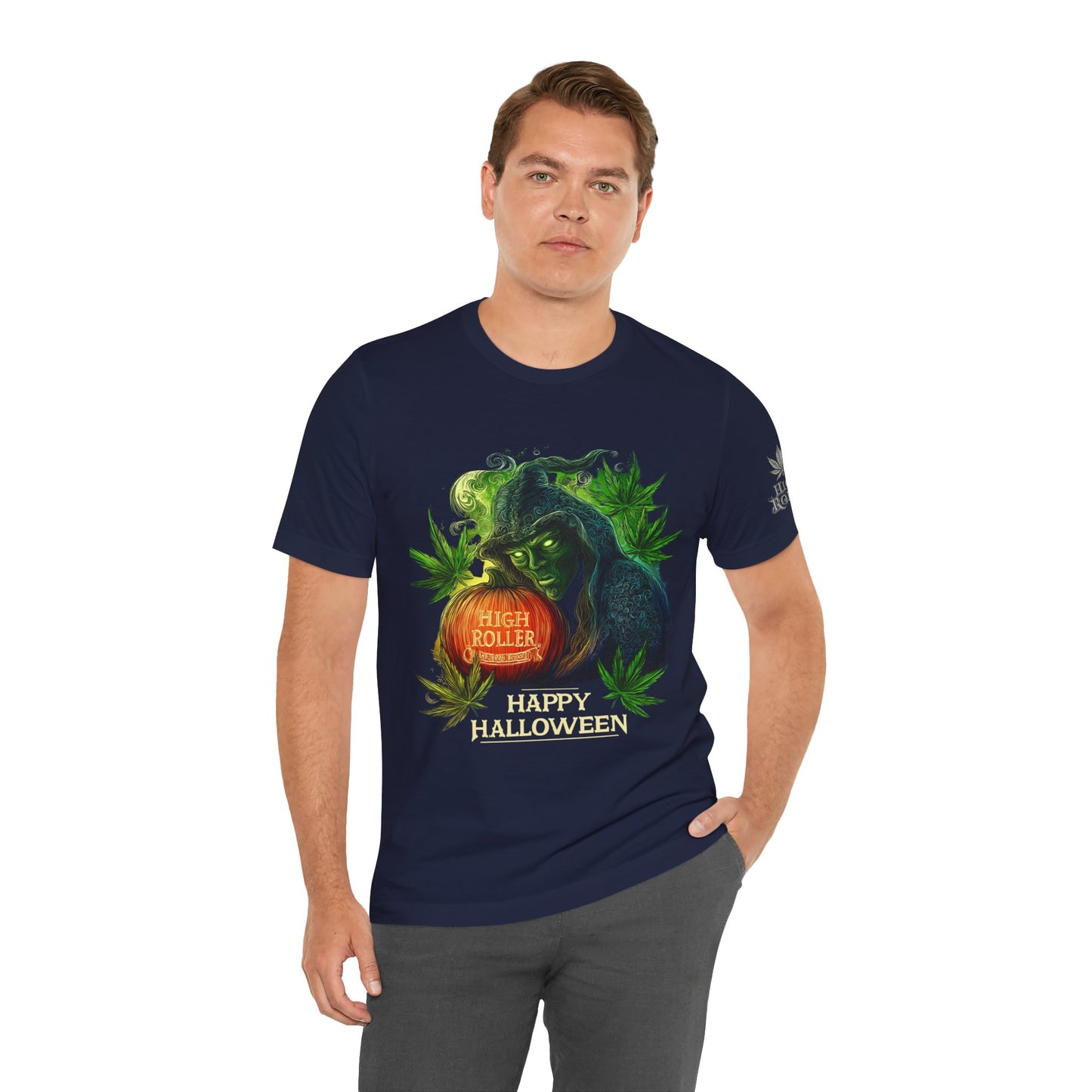 Cannabis Witch's Brew Halloween T-Shirt - Premium Spooky 420 Black Edition Apparel"