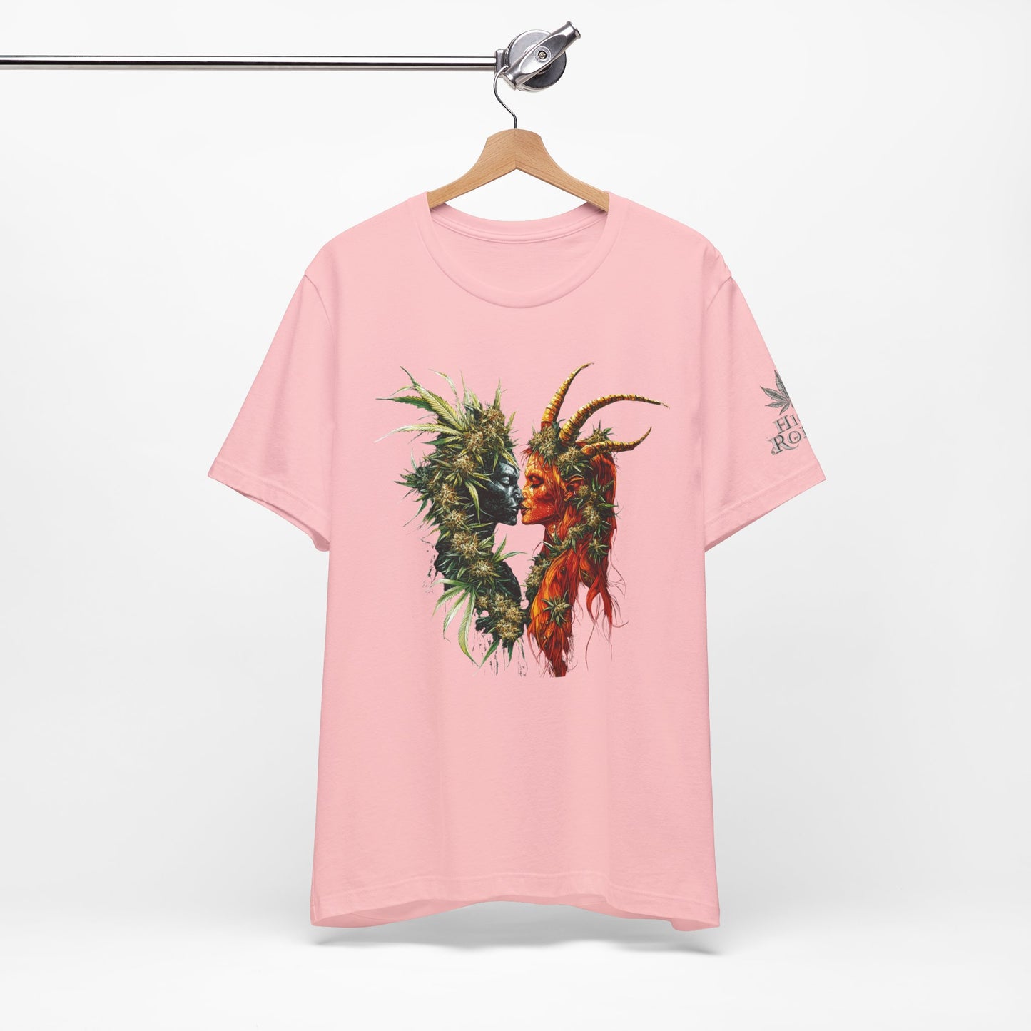 Sacred Union T-Shirt - Premium Airlume Cotton Cannabis Spirits Fantasy Art Tee