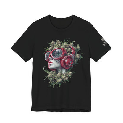 CANNABIS GODDESS TECH™ | PREMIUM FUTURISTIC ART TEE