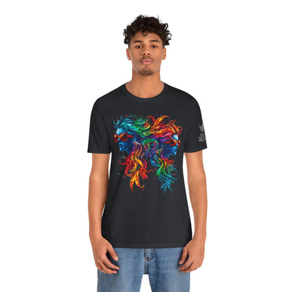 DUAL CONSCIOUSNESS™ | PREMIUM RAINBOW CANNABIS ART TEE