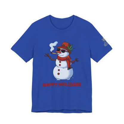Happy Holidaze Premium Cannabis Christmas T-Shirt